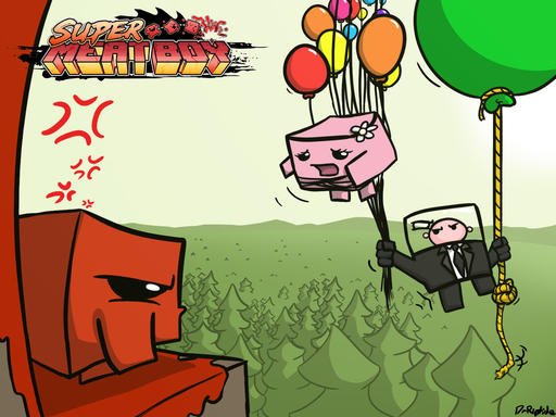 Super Meat Boy - Новые фан-арты с deviantart.com