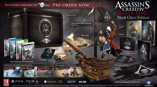 Assassin's Creed IV: Black Flag - Коллекционные издания Assassin's Creed IV: Black Flag